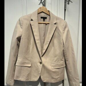 Ann Taylor - One-Button Blazer in Stretch Cotton